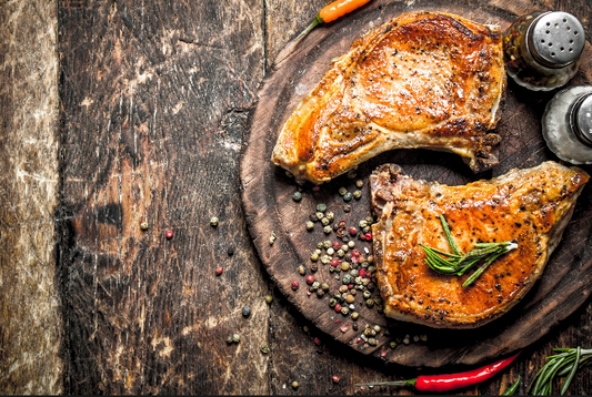 Reverse Sear Pork Chops