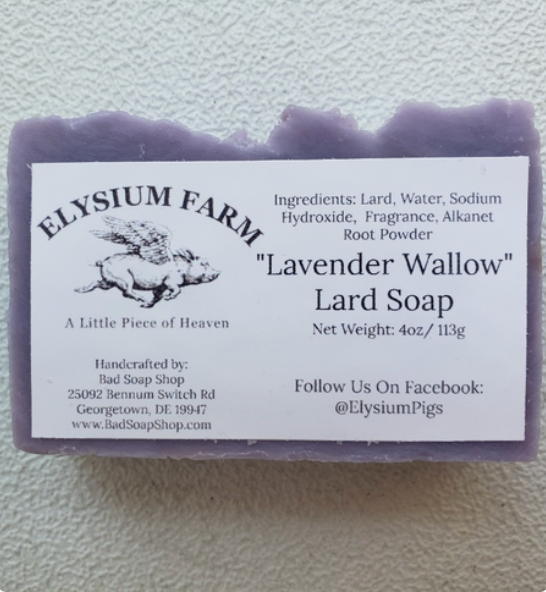 Lavender Wallow Lard Soap