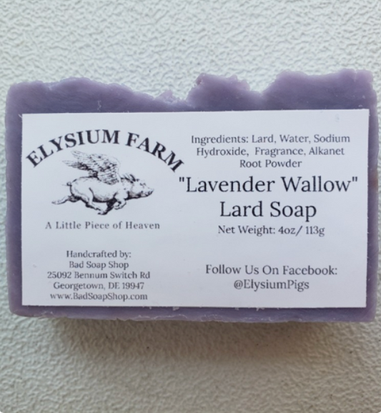 Lavender Wallow Lard Soap